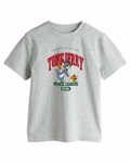 Grey “Peace League” Tom and Jerry Graphic Tee